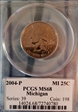 2004-P 25C Michigan MS68
