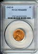 1942-D 1C MS66RD