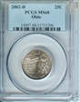 2002-D 25C Ohio MS68