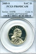 2005-S SAC$1 PR69DCAM