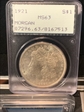1921 $1 Morgan MS63