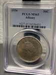 1936 50C Albany MS65