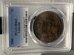 1900 $1 Lafayette MS63