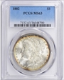 1882 $1 MS63