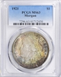 1921 $1 Morgan MS63