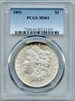 1891 $1 MS61