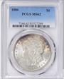 1886 $1 MS62