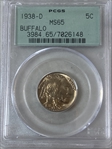 1938-D 5C Buffalo MS65