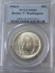 1946-S 50C Booker T. Washington MS65