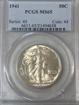 1941 50C MS65