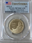 2022-S $1 Native American First Strike PR70DCAM
