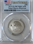 2022-S 25C Nina Otero-Warren First Strike PR70DCAM