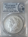 2023 $1 Morgan Dollar First Strike MS70