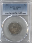 1883 5C Shield MS63