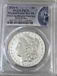 2024-S $1 Morgan Dollar Rev PR Two-Coin Reverse Proof Set First Strike PR70