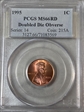 1995 1C Doubled Die Obverse MS66RD