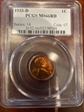1933-D 1C MS66RD