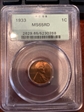 1933 1C MS65RD