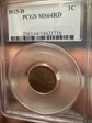 1925-D 1C MS64RD
