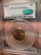 1921 1C MS65RD