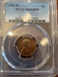 1933-D 1C MS66RD