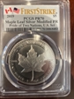 2019 $5 Maple Leaf Silver Modified PR Pride of Two Nations, U.S. Set First Strike PR70