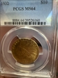 1932 $10 MS64