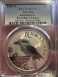 2022-P $1 Kookaburra Ag First Day of Issue MS70