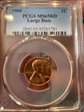 1960 1C Large Date MS65RD