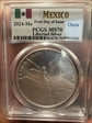 2024-Mo Onza Libertad Ag First Day of Issue MS70