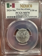 2024-Mo 1/10 oz Libertad Silver First Day of Issue MS70