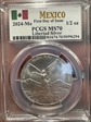2024-Mo 1/2 oz Libertad Silver First Day of Issue MS70