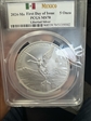 2024-Mo 5 Onza Libertad Ag First Day of Issue MS70