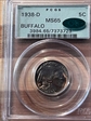1938-D 5C Buffalo MS65