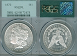 1879 $1 MS62PL