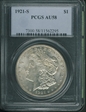 1921-S $1 AU58