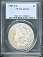 1881-CC $1 VG10
