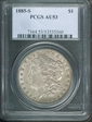1885-S $1 AU53
