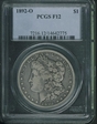 1892-O $1 F12