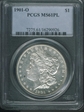 1901-O $1 MS61PL