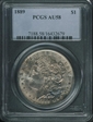 1889 $1 AU58