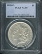 1888-O $1 AU50