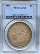 1893 $1 AU53