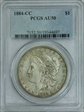 1884-CC $1 AU50
