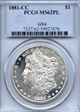 1881-CC $1 MS62PL