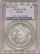 1878 7/8TF $1 Strong AU58