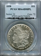 1898 $1 MS64DMPL