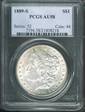 1889-S $1 AU58