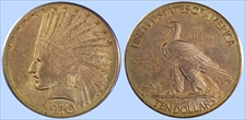 1910-D $10 MS63