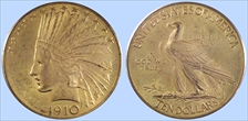 1910 $10 MS63